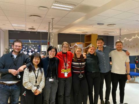 Hans Tómas Björnsson and his research team in Iceland